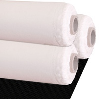 Black Primed Canvas Rolls