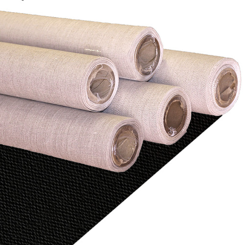 Linen Roll Black Primed 15oz 25m 