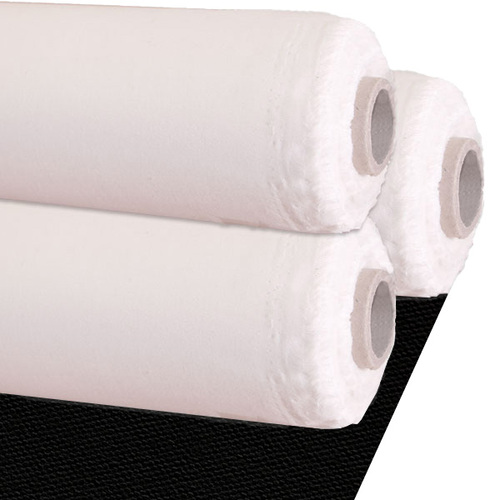 Black Primed Canvas Rolls