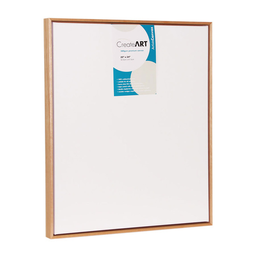 Hardwood Raw Float Frame With Canvas