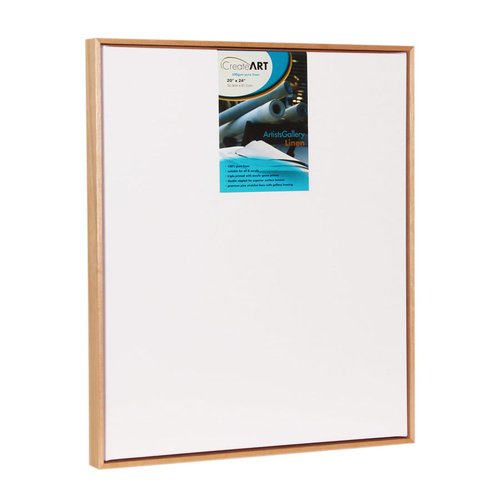 Hardwood Raw Float Frame With Canvas