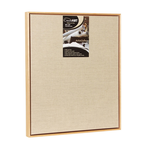 Hardwood Raw Float Frame With Canvas